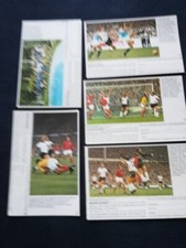 5 Sprengel / Fußballbilder für das Sammelalbum WM 1966-74