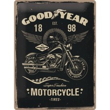 Schild USA Motorrad Reifen Reklame Poster Garage Werkstatt 30 x 40 cm *220 .