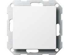 Gira 26803 Blindabdeckung mit Tragring Standard 55/Event/Event Opak reinweiß glä