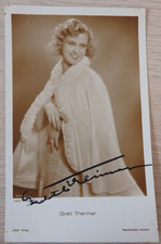 Autogramm Schauspielerin und Sängerin Gretl Theimer 1930er Jahre (123241)