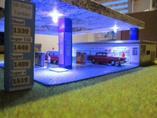 Tankstelle, Modellbahn  HO /