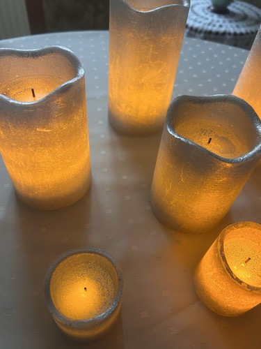 Flammenlose kerzen echtwachs - kerzen,