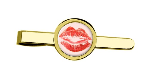 Hot lippen krawatte - lippen, clip
