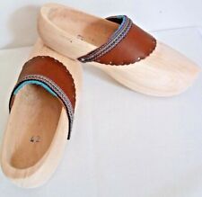 Holzschuhe  *** Lederbesatz - Lederkissen ** Schuhgröße 20-50