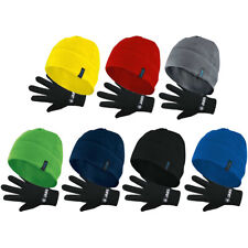 Jako Fleece Set/Mütze+Handschuhe Fleecmütze Fleecehandschuhe Herren Kinder Damen