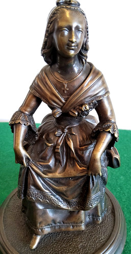 Bronze statue figur - statue,