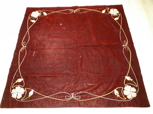 Tischdecke samt - tischdecke, samt-tischdecke