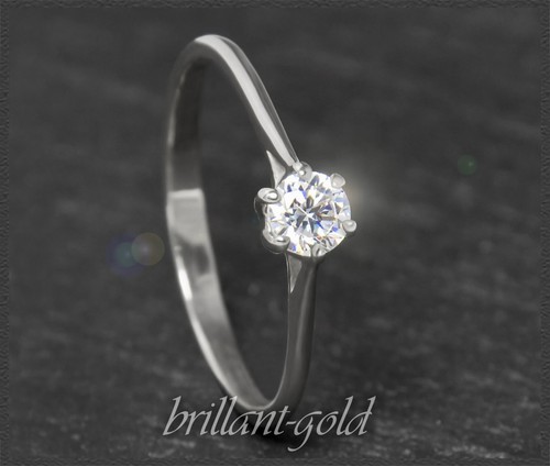 Lupenreiner diamant ring aus - diamant,