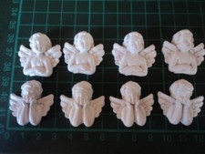 8 Relief-Figuren Engel, 2 verschiedene Motive