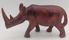 Nashorn rhinozeros skulptur - -,
