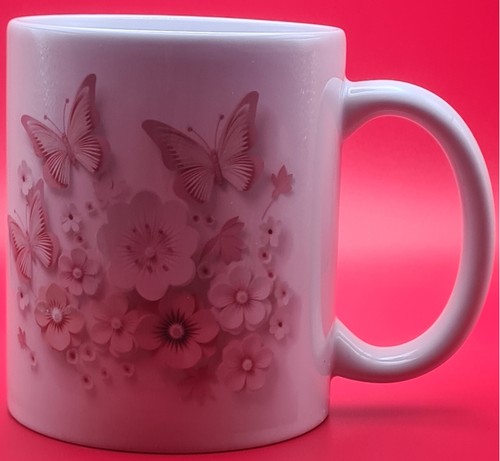 Tasse mit blumen - , und