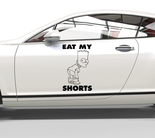 Autoaufkleber bart simpson - autoaufkleber,