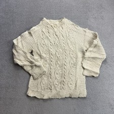 ARAN Damen Pullover Gr M Wolle