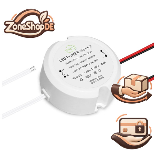 Led trafo 24v 36w - 36w,