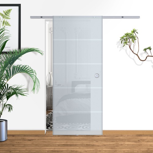 Homcom glasschiebetür - homcom,