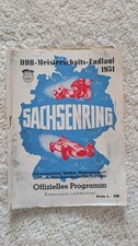 Sachsenring 1951 Originales Rennprogramm DDR Motorsport