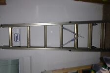 ILLER TREPPENHAUSLEITER Stufenleiter  MULTILIFT BRONZE ELOXIERT 2X7 SPROSSEN