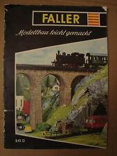 Buch - FALLER / MODELLBAU LEICHT GEMACHT 841 D BAUANLEITUNG KATALOG 48 Seiten