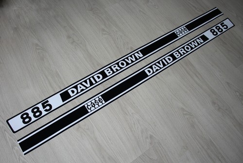 David brown aufkleber - brown,