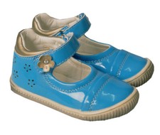 KINDER TRACHTENSCHUHE BALLERINAS SANDALEN MÄDCHEN MEMMINGEN BLAU - Größe 22-27