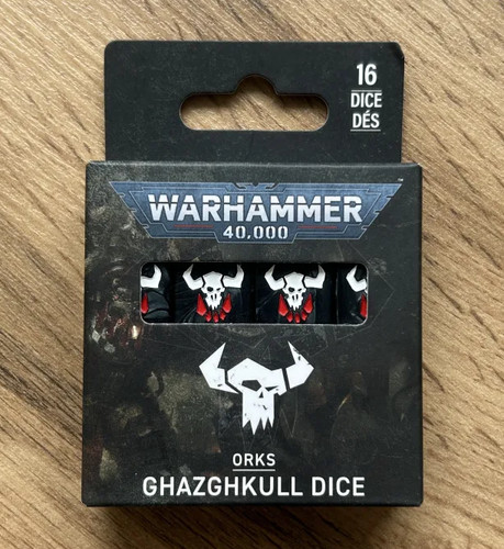 Orks ghazghkull dice - dice, set