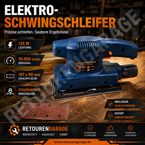 Schwingschleifer 135w - schwingschleifer,