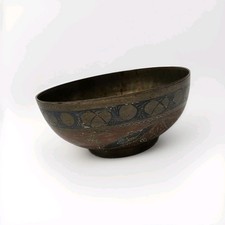 Orientalische messing schale - orientalische,