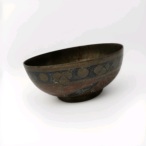 Orientalische messing schale - messing,