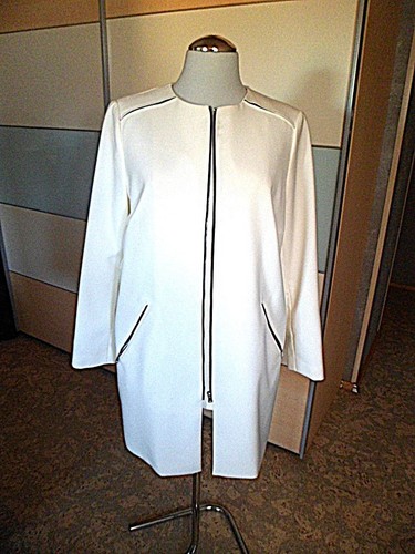 C&A,Longblazer,Creme,Größe