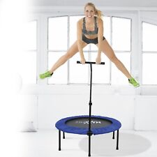 Fitness Trampolin mit Griff klappbar 100kg Indoor Jumping Sport Workout Training