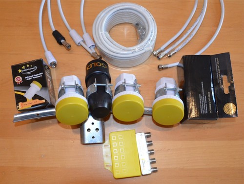 Golden interstar set 4xsingle - golden, set-4xsingle