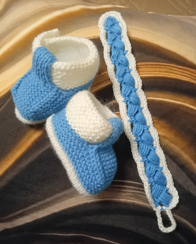 Handgestricktes baby set - handgestricktes, baby-set