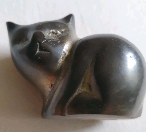 Vintage tierfigur katze aus - tierfigur,