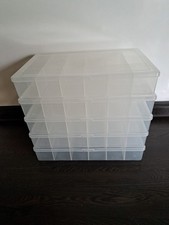 5 er-Pack Sortierboxen 27x18x4cm Sortimentsbox Sortimentskasten