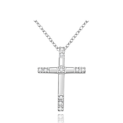 Kreuz anhänger mit kette echt - mit,