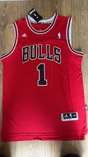 Chicago Bulls Derrick Rose #1 NBA Basketball Trikot T-Shirt - Rot