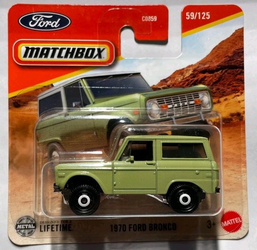 Matchbox 1970 ford bronco - matchbox,