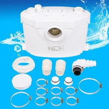 Hebeanlage Kleinhebeanlage Fäkalienpumpe 400W Häcksler für WC Dusche Waschbecken