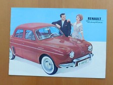Original Prospekt RENAULT Dauphine Oldtimer