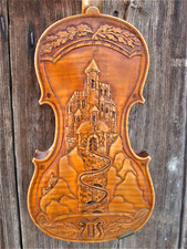 Sehr alte verzierte Geige -