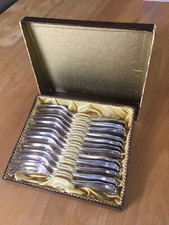 12 Kuchengabeln versilbert