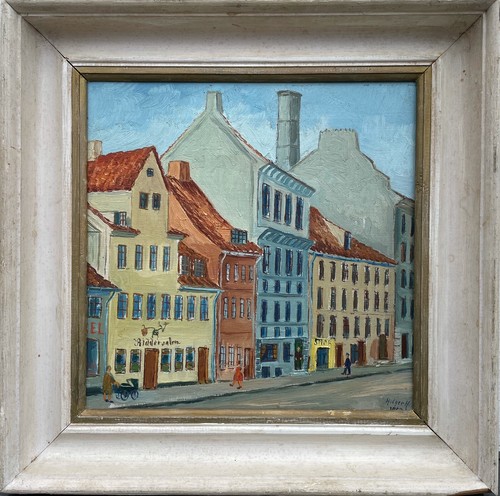 Unbekannter maler stadtmotiv - unbekannter,