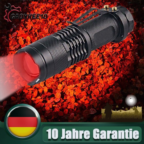 Led rotlicht taschenlampen - led,