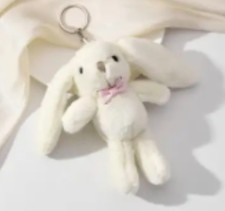 Niedlicher Hasen Schlüsselanhänger Hase Plüsch neu
