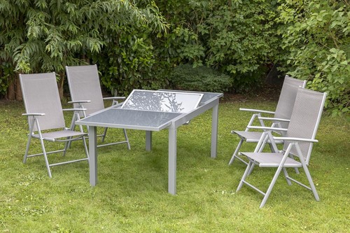 Alu gartenmöbel amalfi set - alu,
