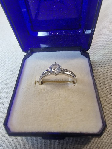 Weißgoldring 333 karat - weißgoldring,