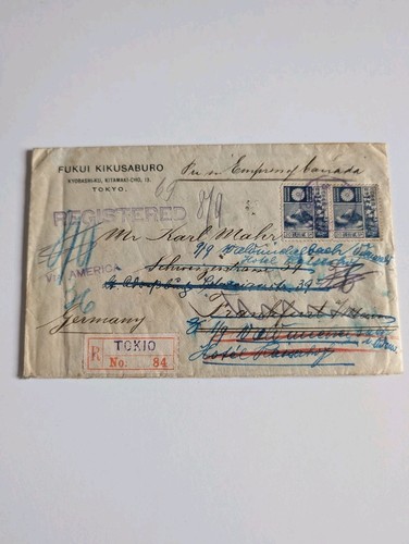 Japan beleg 1922 - beleg,