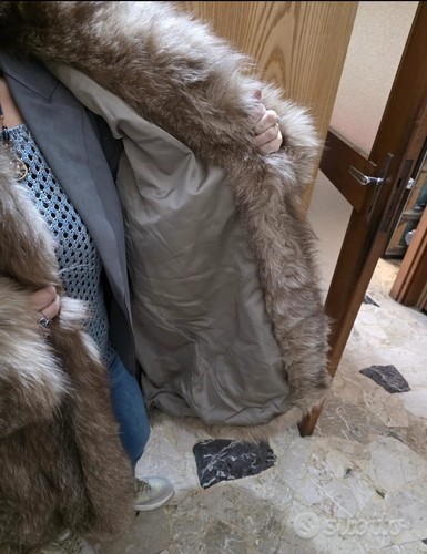 Vintage echt silberfuchs pelz - silberfuchs,