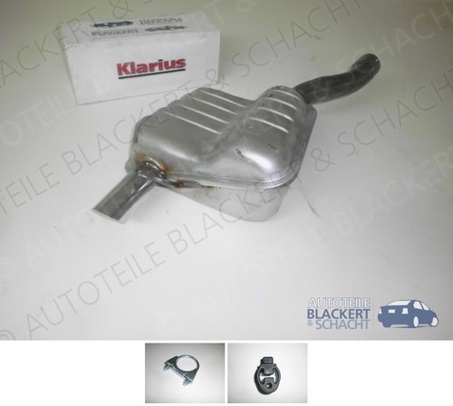 Klarius auspuff endtopf - endtopf, +