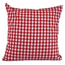 Karierter Kissenbezug